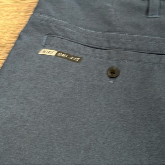 Men's Hurley Slate Blue Flat Front Casual Shorts with Relaxed Fit - Picture 11 of 11